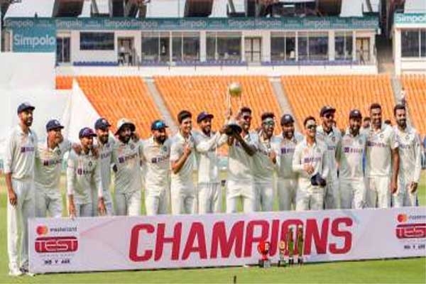 India won