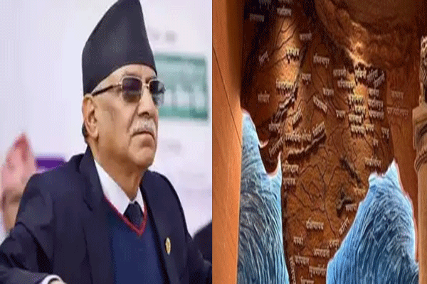 भारताच्या नवीन संसदेतील नकाशा सांस्कृतिक
