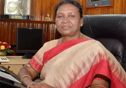 President Draupadi Murmu isro