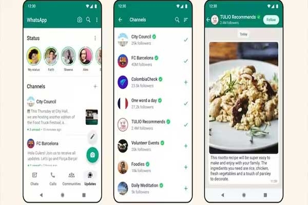 channel on WhatsApp