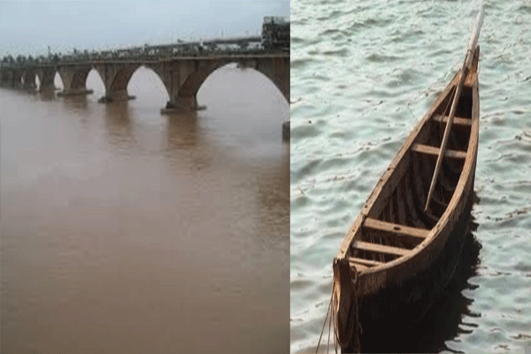 Dunga overturned in Wainganga River