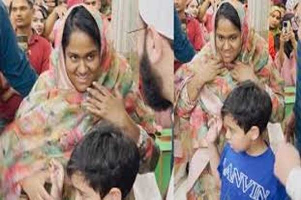 Arpita khan reached Dargah for Salman