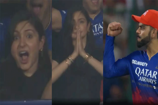 Anushka gets emotional after RCB win Anushka gets emotional after RCB win