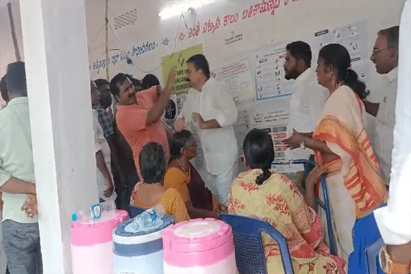 MLA slapped the voter