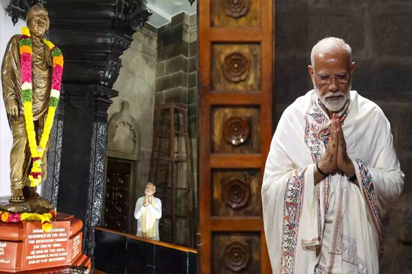 PM Modi in Kanyakumari PM Modi in Kanyakumari