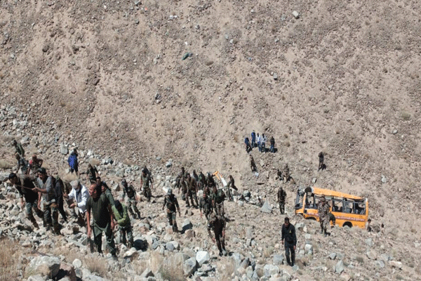 accident in Leh