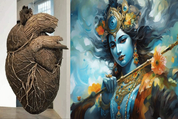 Lord Krishna heart