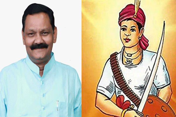 मंगळवारी क्रांतिवीर बाबुराव शेडमाके यांच्या शहीद दिनानिमित्त अभिवादन