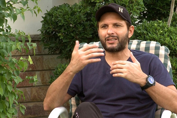 Shahid Afridi is angry Shahid Afridi is angry