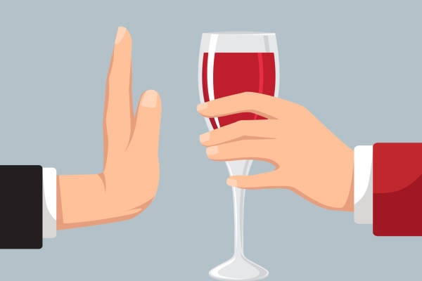 Young people avoid drinking