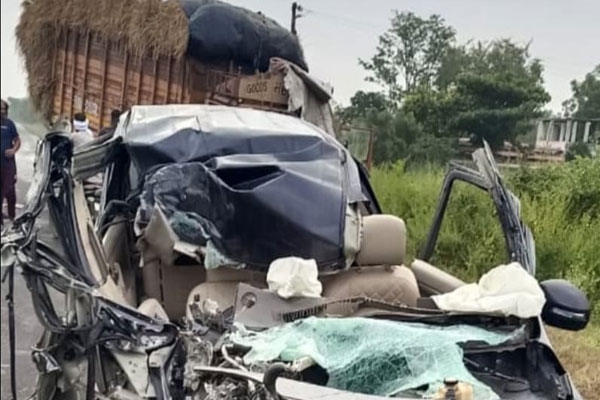 Accident on Gird-Sirsi road