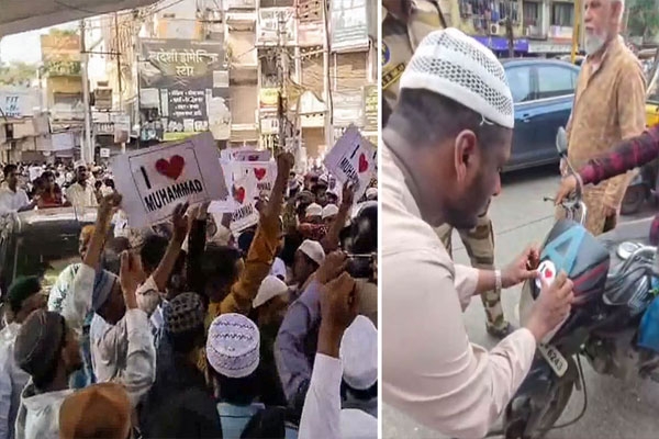 Sticker controversy in Mumbai