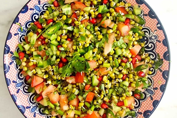 मूंग डाळ चाट 