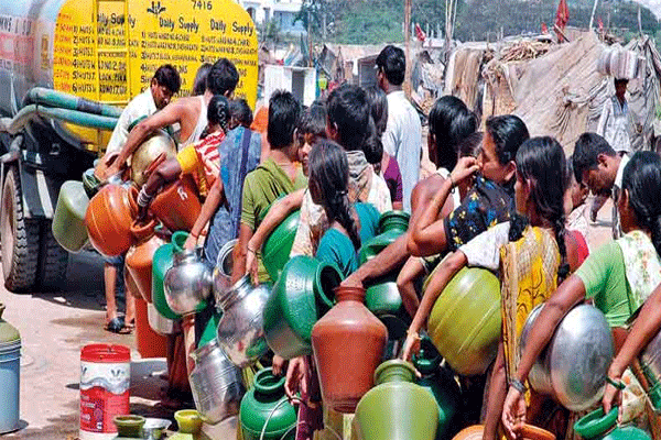 monsoon water shortage Allipur