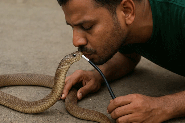 Harshal Shende snake CPR