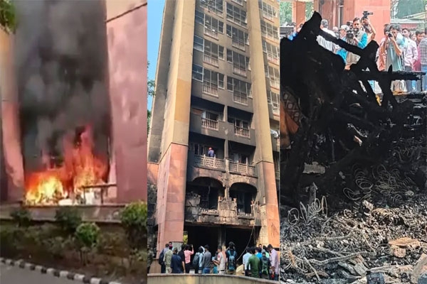 Sindhu Apartments fire 