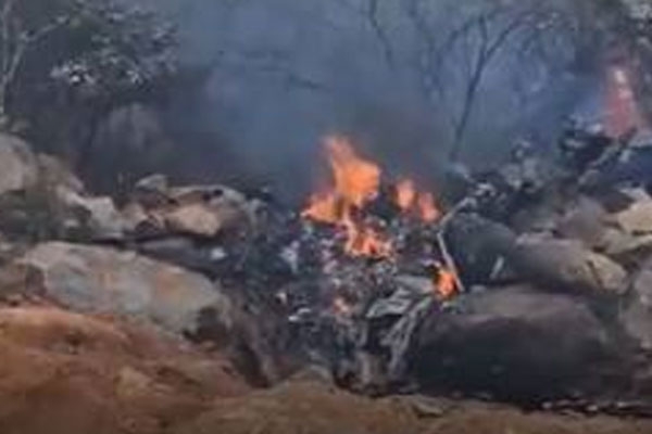 Air Force plane crashed