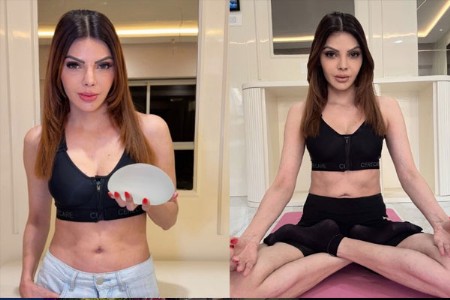 शर्लिन चोप्राने काढले 'ब्रेस्ट इम्प्लांट'