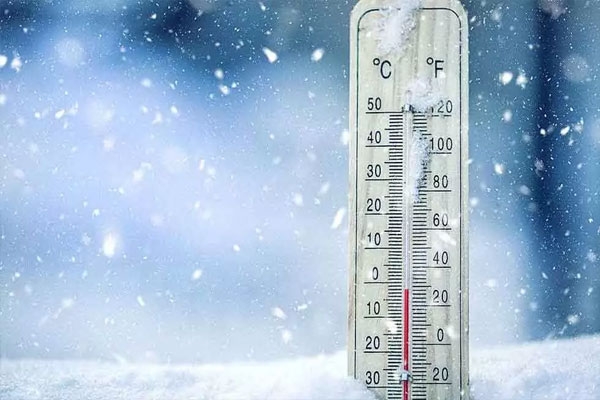 Jammu temperature below zero