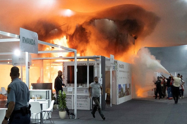 Brazil COP30 Summit fire