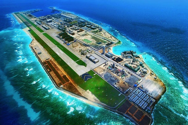 China floating artificial island