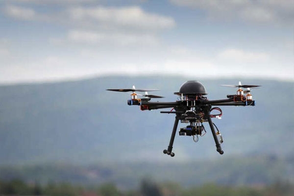 Smuggling into India via drones