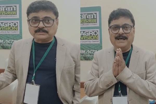 actor Bharat Ganeshpure Visit  Agrovision Nagpur