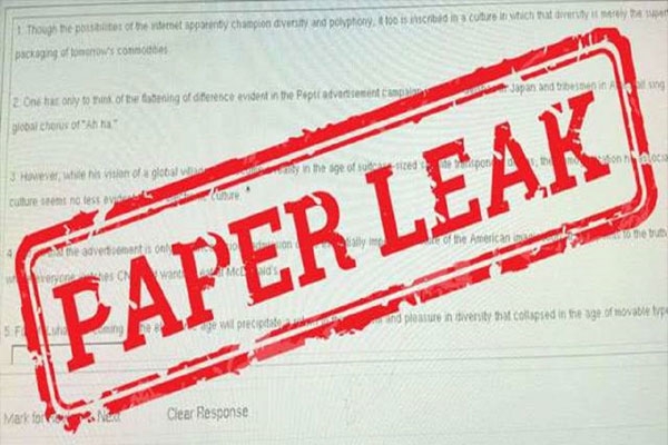 TET paper leak exposed