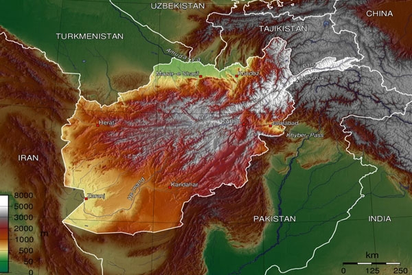 Map of Greater Afghanistan