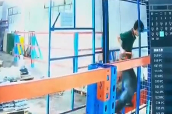 Deadly moment captured on CCTV