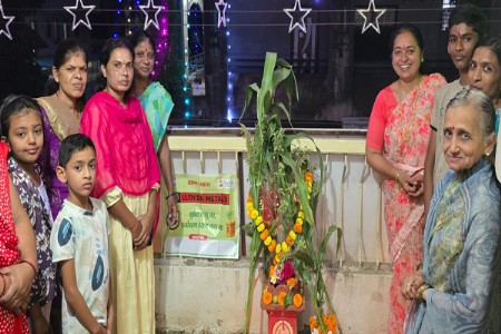 सामका आयुर्वेद येथे तुळशी विवाह उत्साहात