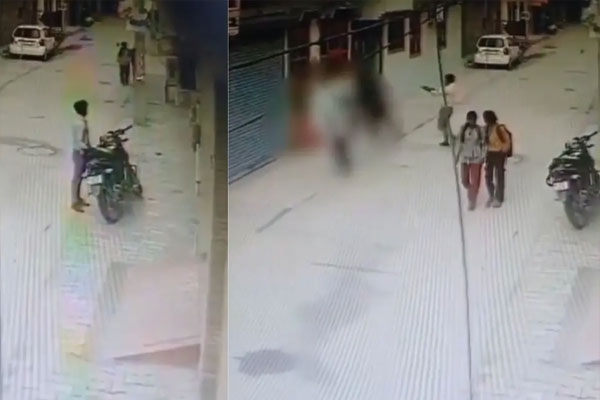 Bullets fired at the young woman