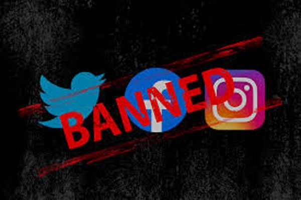 Ban on Facebook, Instagram, YouTube Ban on Facebook, Instagram, YouTube
