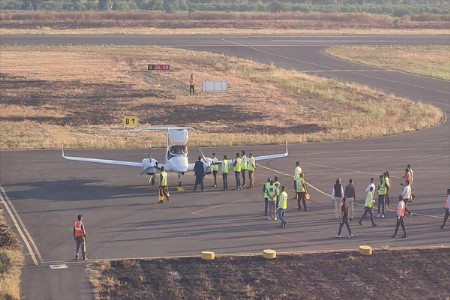 अमरावतीत वैमानिक प्रशिक्षण विमान दाखल