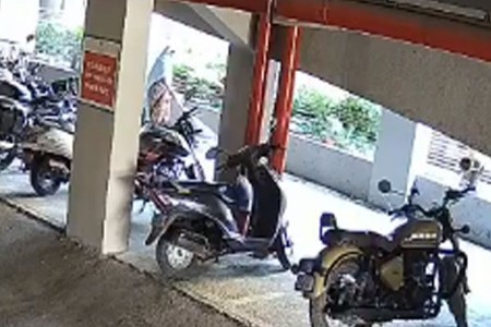 झाडू मारताना टाकीत कोसळून महिलेचा मृत्यू...थरारक व्हिडिओ