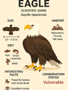 आकाशाचा सम्राट आणि शक्तीचे प्रतीक असलेला गरुड
