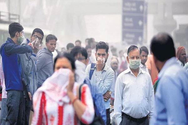 delhi pollution people