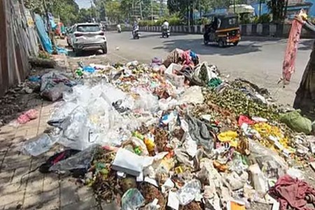 धक्कादायक घटना ! कचऱ्यात सापडले अर्भक