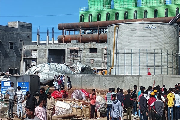 Nagpur, Butibori MIDC, Avada Company accident, tank tower collapse