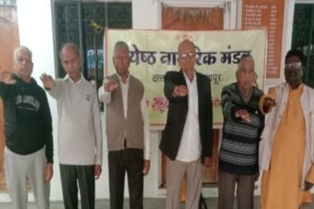 संविधान दिनानिमित्त योग व प्रज्ञा कार्यक्रम