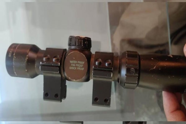 Jammu rifle telescope, NIA office alert, fake rifle telescope