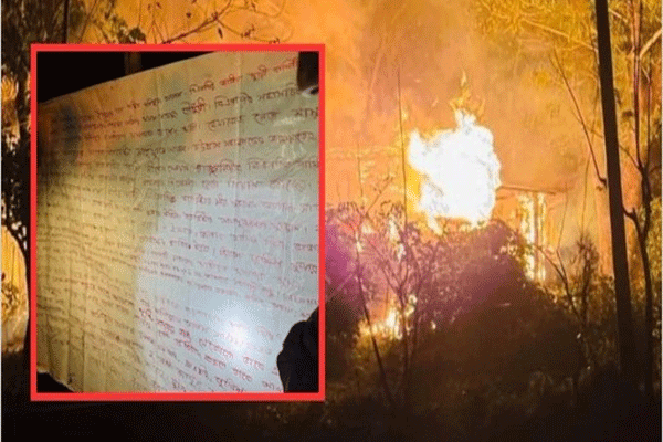 बांगलादेशात पुन्हा एका हिंदू कुटुंबावर हल्ला, दरोडेखोरांनी पेटविले घर