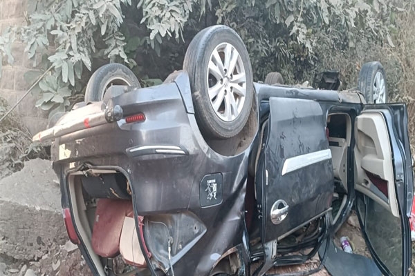 car accident Rajura,