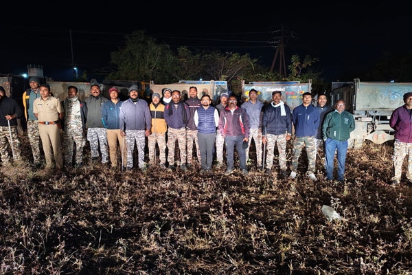 illegal sand mining,