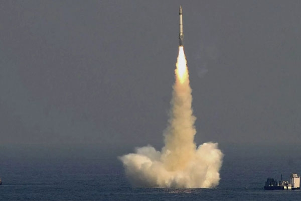Successful test of the K-4 missile