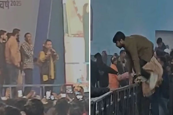  Kailash Kher Gwalior concert, crowd disruption Gwalior,