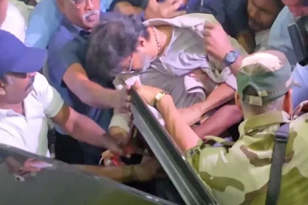 Thalapathy Vijay fell