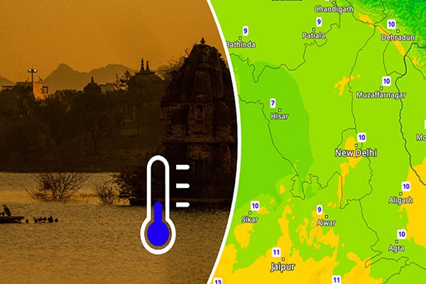Temperatures drop in India
