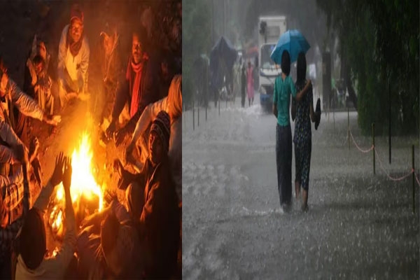 Cold wave alert heavy rainfall warning, 