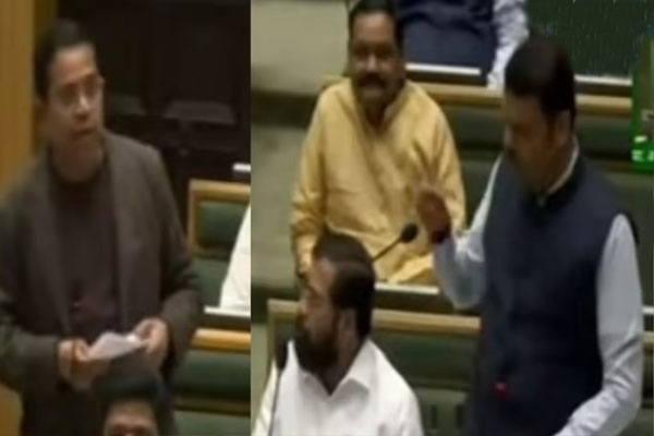 Fadnavis with Abhimanyu Pawar